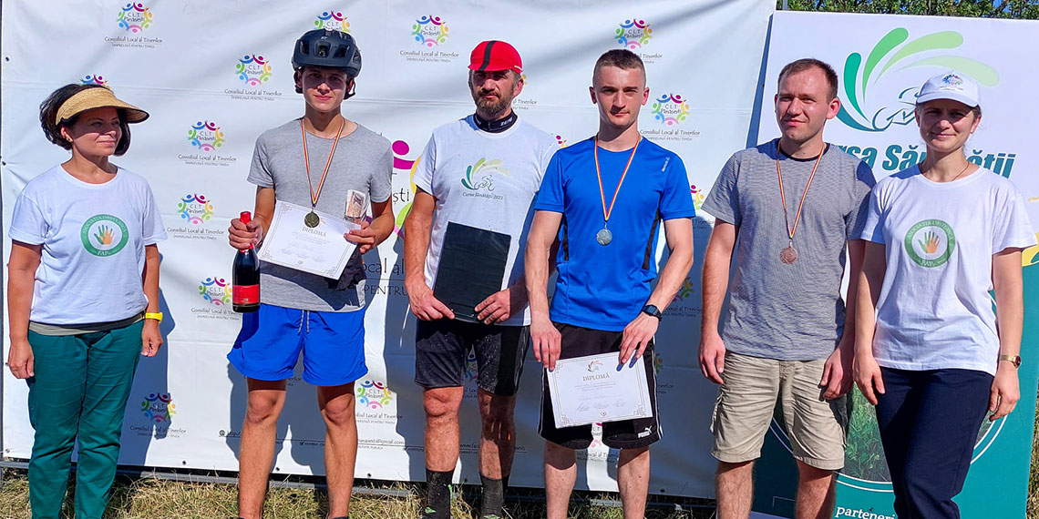 Cursa Sănătății - сiclism prin pădure 2021 